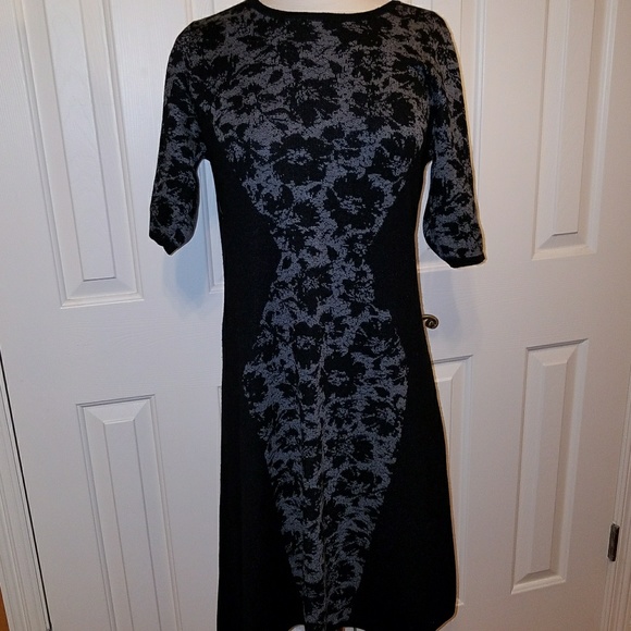 Allison Brittany XL blk/gry light knit dress - Picture 6 of 6